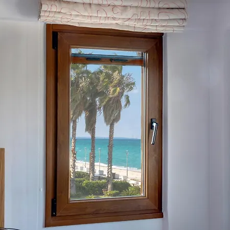 Exceptional Beachfront Villa Blue Cocoon Pefkochori Exterior foto